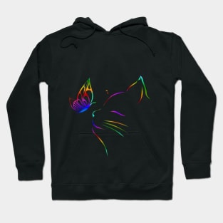 My playful cat makes me happy ! Hoodie